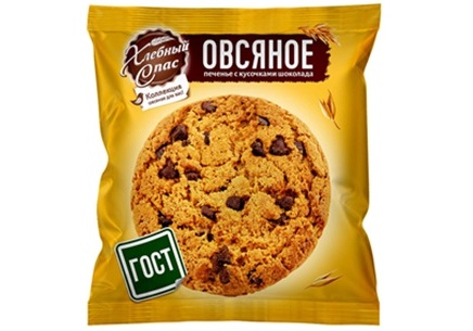 Печенье Овсяное с кусочками шоколада ТМ «ХЛЕБНЫЙ СПАС» – новинка рынка